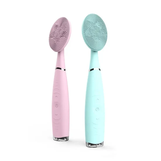 Cepillo de limpieza facial de silicona, limpiador de belleza, herramientas eléctricas vibratorias para limpieza facial